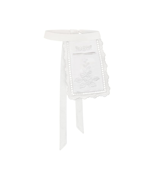 "Mallow" white pocket photo