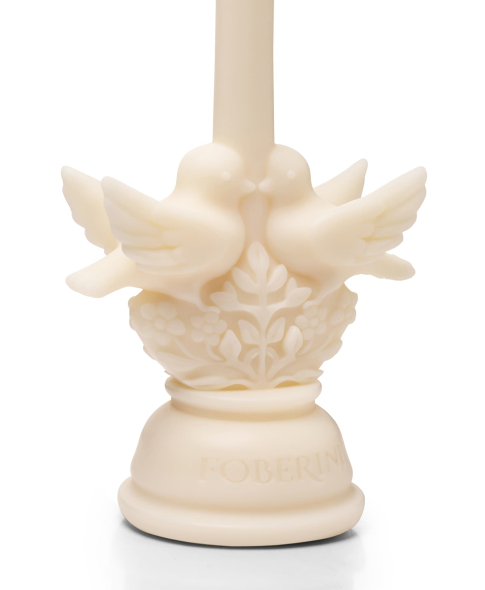 "The Lovers" white candle photo