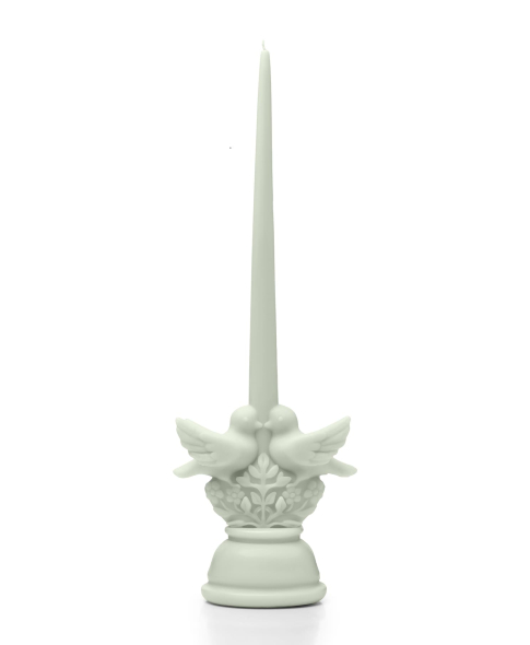 "The Lovers" green candle photo