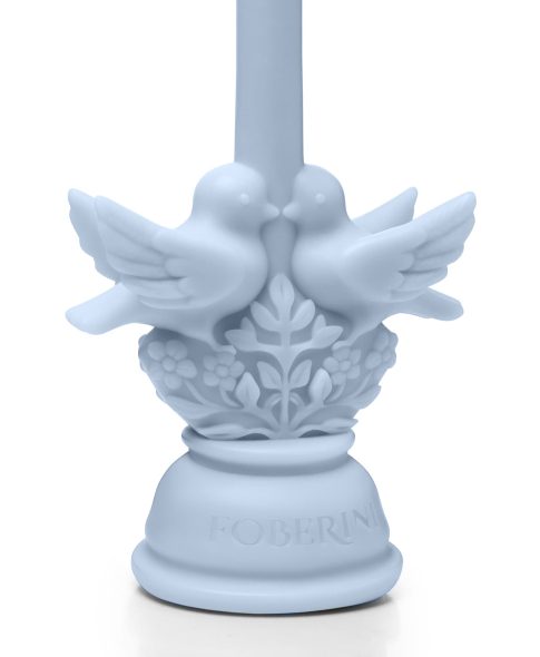 "The Lovers" blue candle photo