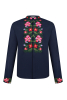 "The Bloom of Bukovyna" blue shirt photo
