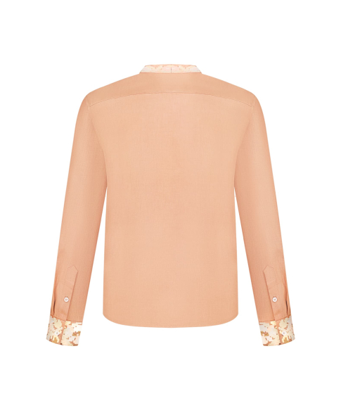 "The Bloom of Bukovyna" beige shirt photo