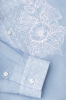 "Mallow" blue shirt with blue embroidery photo