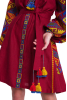 "Ulyana" bordo mini dress photo
