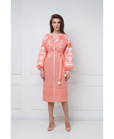 "Tina" powder midi dress photo