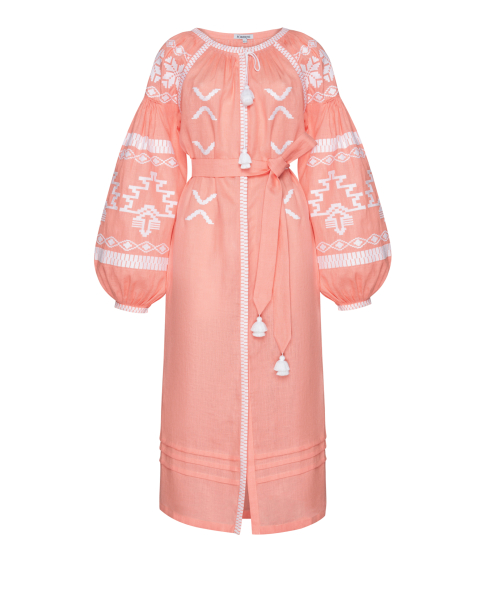 "Tina" powder midi dress photo