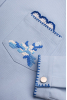 "The Bloom of Bukovyna" blue women's jacket photo