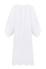 "Mallow" white midi-dress photo