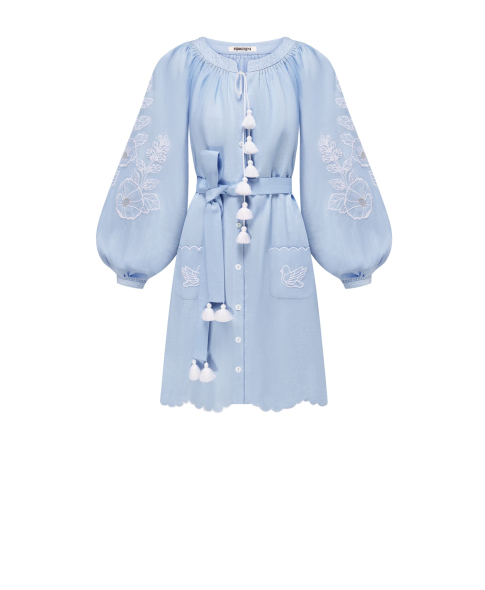 “Mallow” blue mini dress photo
