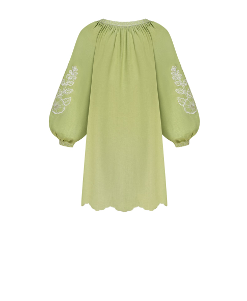 "Mallow" green mini dress photo