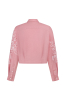 "Mallow" pink crop blouse photo