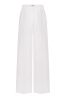 “Mallow” white linen pants photo