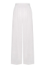“Mallow” white linen pants photo