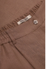 "Mallow" brown linen pants photo