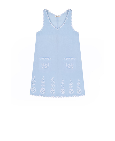 "Ruzha" blue mini dress photo