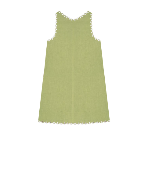 "Ruzha" green mini dress photo