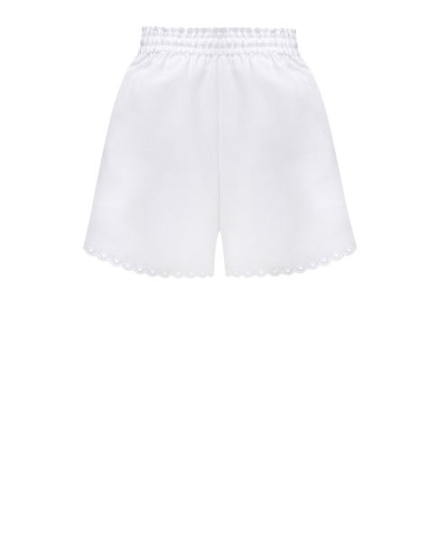 "Ruzha" white women's shorts photo