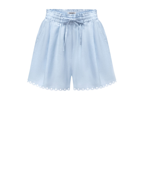 "Ruzha" blue women's shorts photo