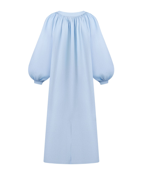 "Rosa" blue midi-dress photo